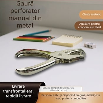 LVYING LY007 perforator de hârtie, manual, 1 gaură, capacitate 8 coli
