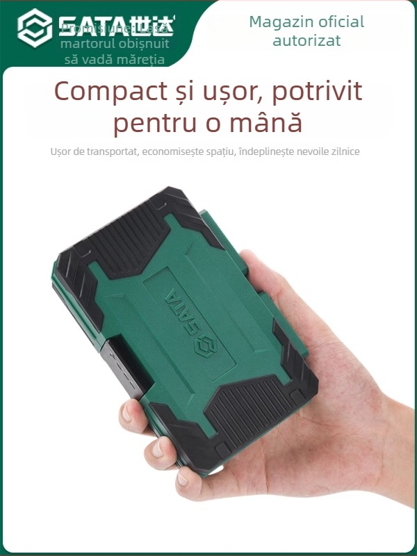 Shida set șurubelnițe cu clichet, 71-80 piese, cu cheie, capse și bituri pentru uz casnic