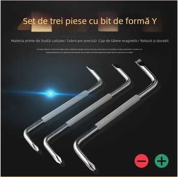 Șurubelniță mini în formă de Z, cu cap dublu magnetic și vârf încrucișat — Lion Tools