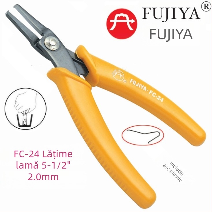 Clește cu vârf plat FC-24, capacitate de tăiere 1,0 mm, tăiere superioară