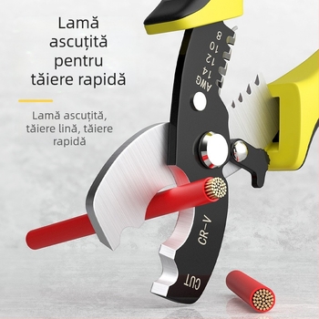 Clește de dezizolare a cablurilor, 8 inch