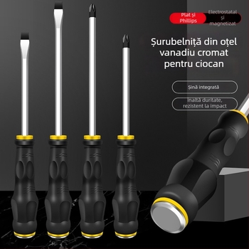 Set de șurubelnițe cu capete Phillips și plat, magnetice, oțel crom-vanadiu, mâner PP, greutate 0,12 kg