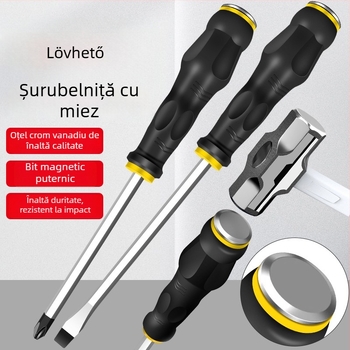 Set de șurubelnițe cu capete Phillips și plat, magnetice, oțel crom-vanadiu, mâner PP, greutate 0,12 kg