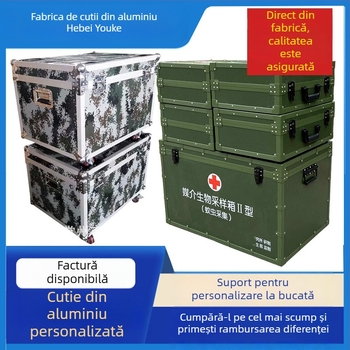 Cutie din aliaj de aluminiu pentru instruire și transport, echipamente mecanice, aviație, instrumente, pregătire pentru luptă