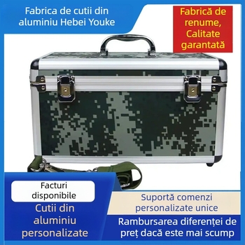 Cutie din aliaj de aluminiu pentru instruire și transport, echipamente mecanice, aviație, instrumente, pregătire pentru luptă