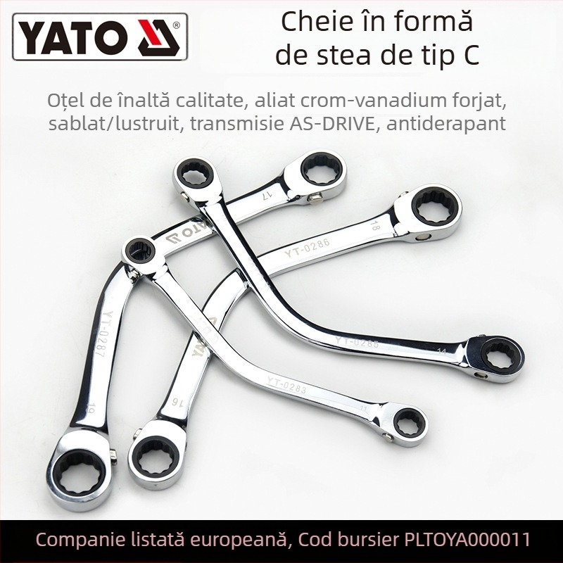 YATO cheie combinată, din 45# oțel