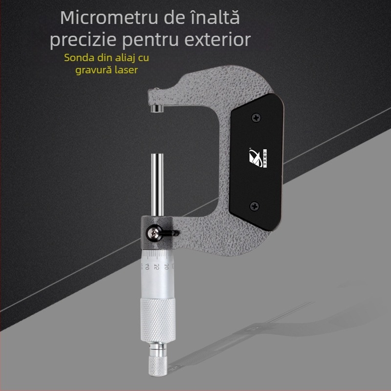 Kraftwell caliper vernier cu afișaj digital, oțel inoxidabil