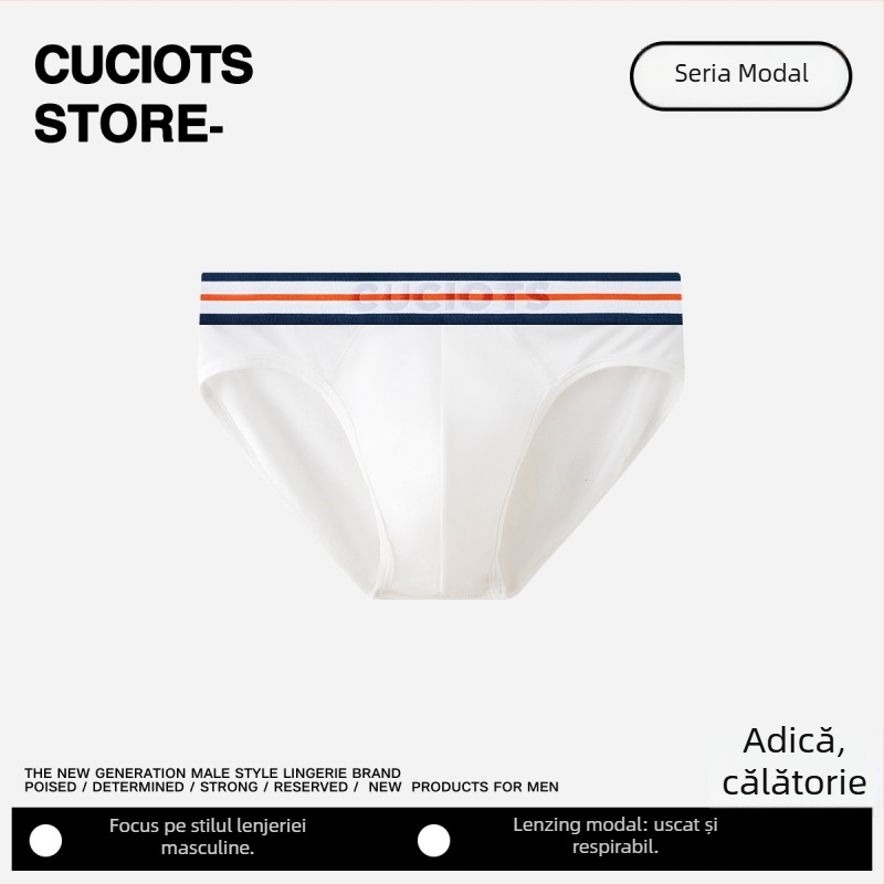 Slipuri bărbați din Modal, talie medie, respirabile, buzunar mare