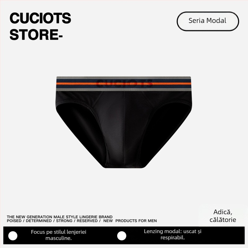 Slipuri bărbați din Modal, talie medie, respirabile, buzunar mare