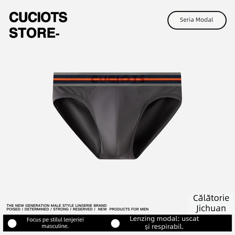 Slipuri bărbați din Modal, talie medie, respirabile, buzunar mare