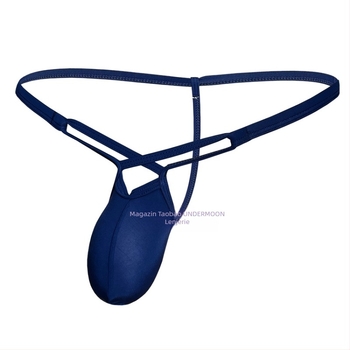 Slip tanga bărbați, talie joasă, material ice silk, respirabil, țesătură simplă, țesătură principală nylon 70–80%, căptușire în zona inghinală nylon 70–80%, culoare solidă