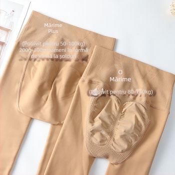 Colanți din nailon, groși și calzi, model solid, stil All-in-One