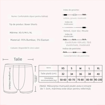 Slipuri bărbați din bumbac cu imprimeu stele, talie medie, 95–100% bumbac