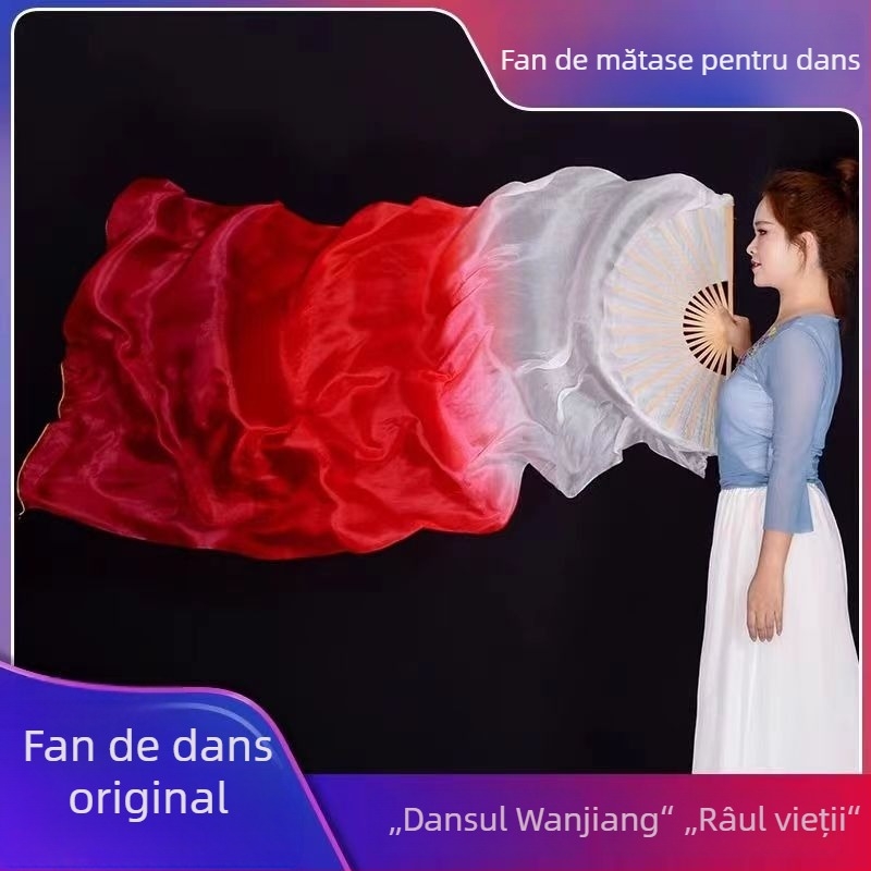 Fan de mătase pentru dans clasic chinezesc | Brand Dry Dragon Drama Factory | Adulți | Vară 2024