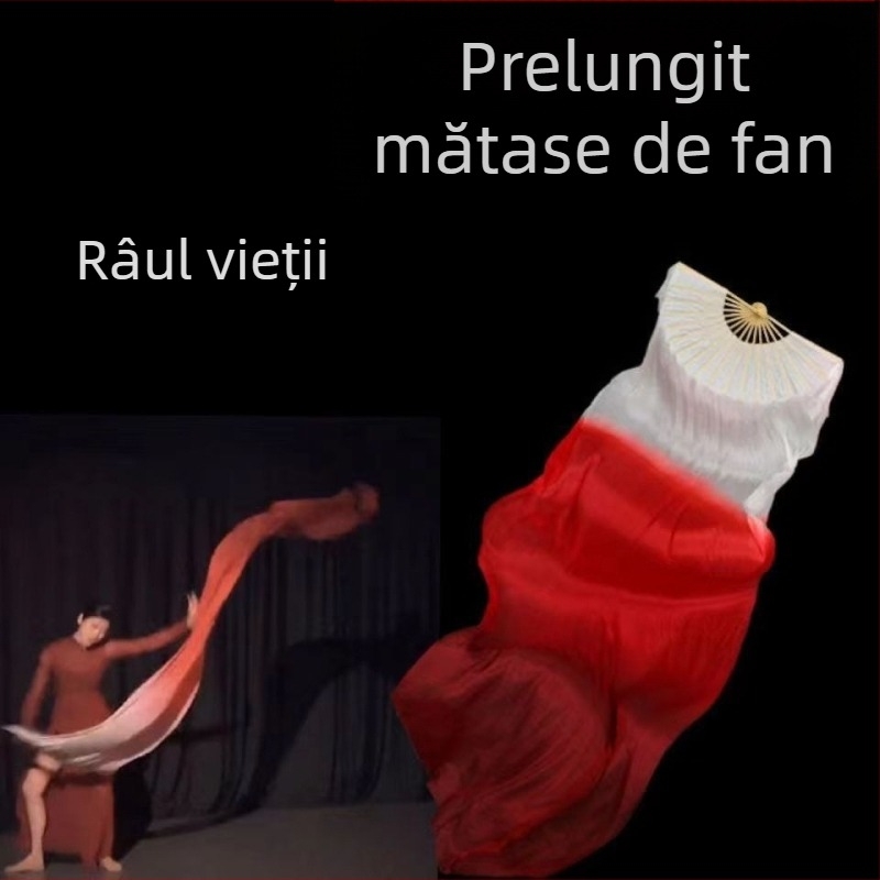 Fan de mătase pentru dans clasic chinezesc | Brand Dry Dragon Drama Factory | Adulți | Vară 2024