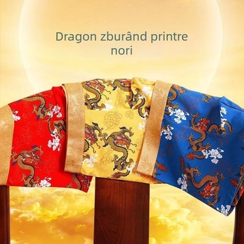 Boxeri pentru bărbați din bumbac, cu model dragon – respirabili, talie joasă, potriviți pentru primăvară