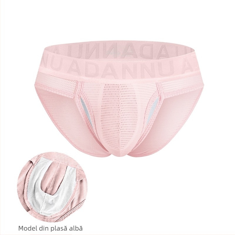 Boxeri bărbați din nylon – respirabili, fără urme, ridică fesele, tricotate, talie joasă