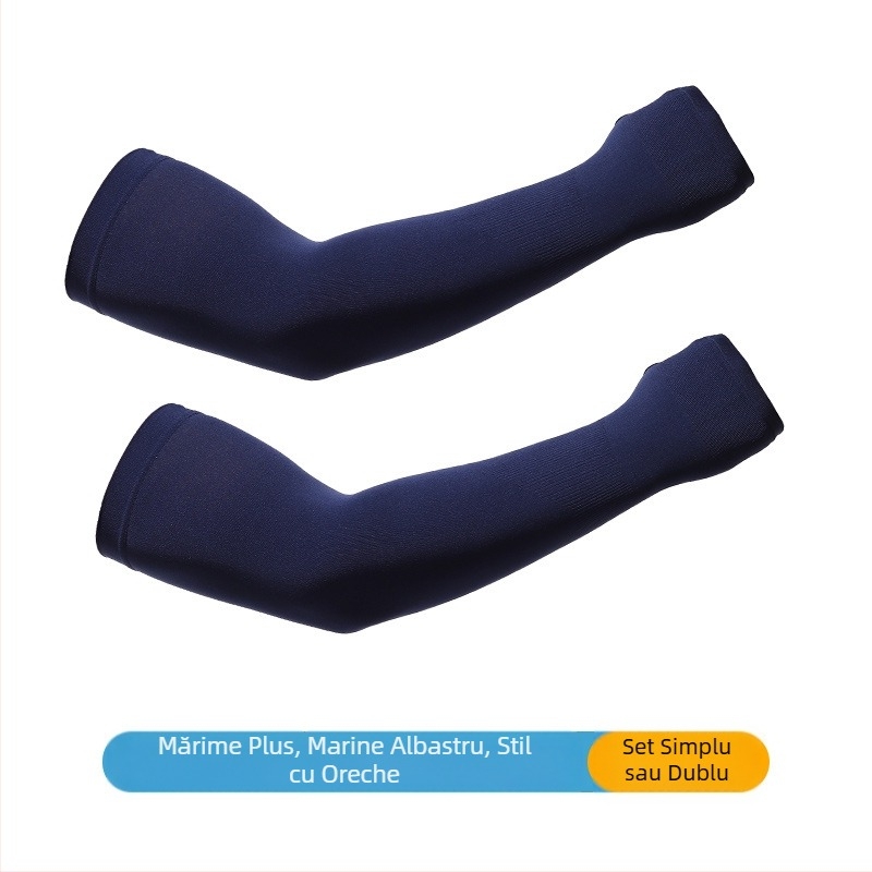 Manșete pentru braț cu protecție solară – Nylon 81–95% conținut, stil Fashion Commuter, pentru șofat și ciclism, Antarctic people