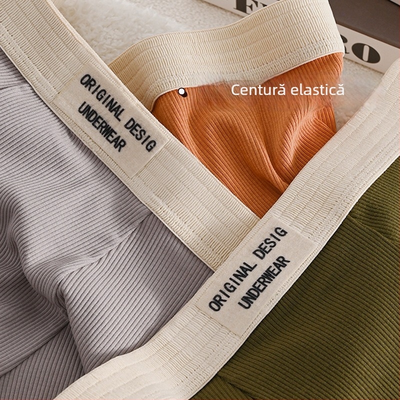 Boxeri bărbați din bumbac, confort respirabil, talie medie, patru anotimpuri, 90–95% bumbac, căptușeală din viscoză 90–95%