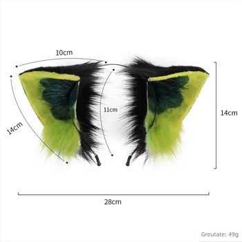 Bentiță Cosplay cu urechi de pisică din pluș - pentru copii, brand New Domain, Primăvara 2023
