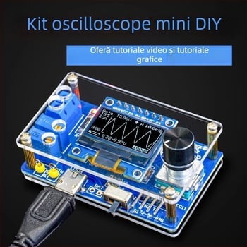 Kit osciloscop cu afișaj LCD pentru educația microcontrolerelor (Model TJ-56-646; Brand: Wulu Electronics)