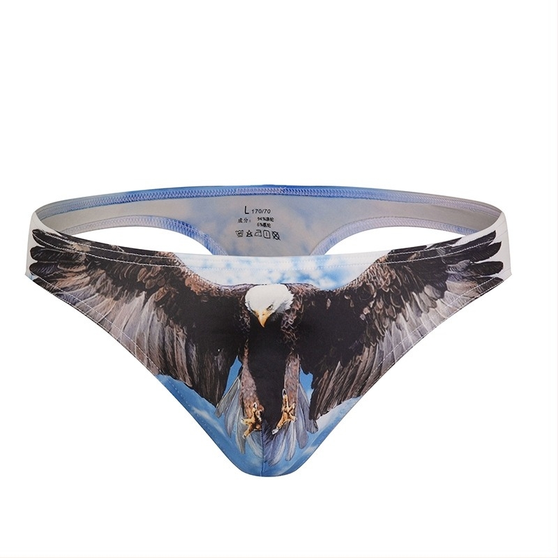 Slipi bărbați tanga cu buză în formă de U, talie joasă, tricot poliester-cotton; model 33502; material principal 94% poliester; căptușeală poliester.