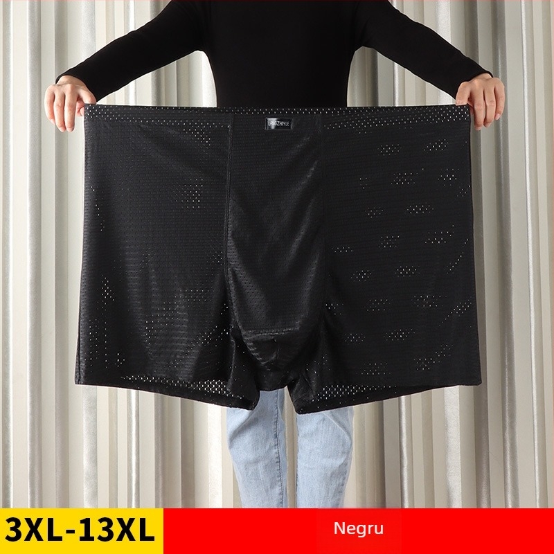 Boxeri pentru bărbați: nylon respirabil, căptușeală din bumbac la zona genitală, talie înaltă, vară, 80–90% nylon