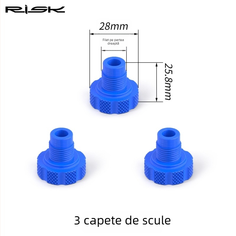 RISK Unealtă de reparat pedale pentru biciclete de munte și de drum – din plastic