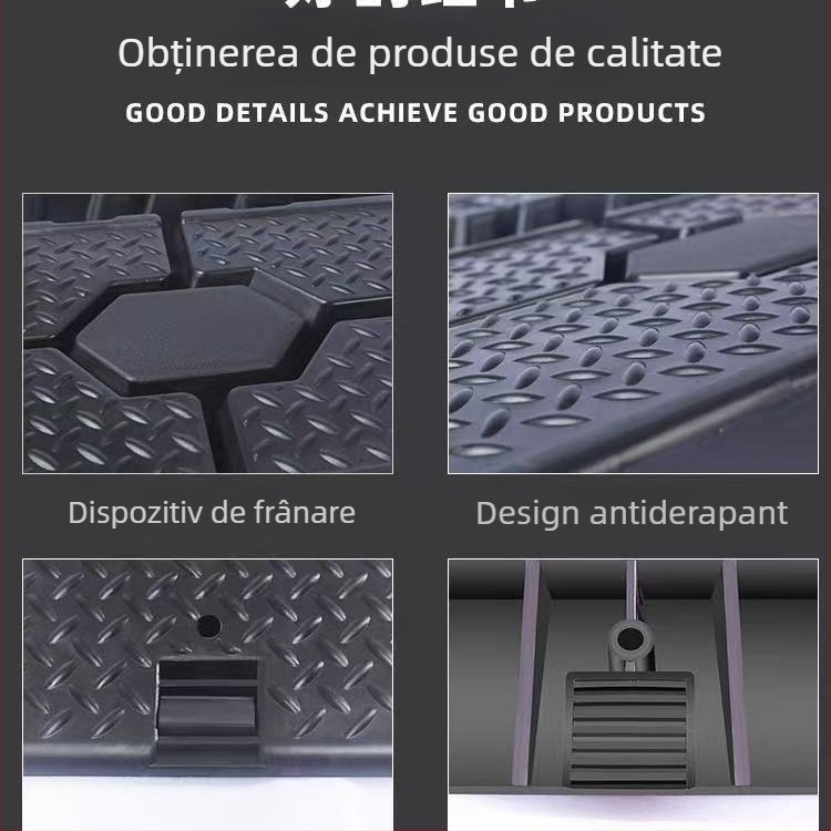 Rampă de întreținere auto din plastic antiderapant pentru schimbul de ulei | Compatibil universal | Material: plastic