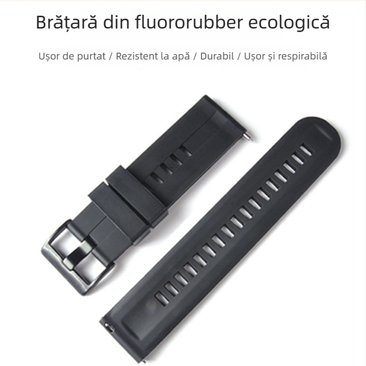 Smartwatch M10/S10 cu monitorizare ritm cardiac, tensiune arterială, saturație de oxigen, monitorizare somn și NFC