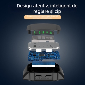 Ceas inteligent cu microcurent pentru somn — afișaj digital, baterie încorporată 100–300 mAh, autonomie peste 12 ore, funcție cronometru