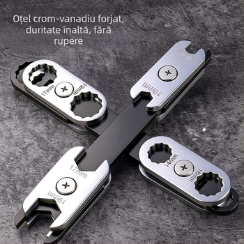 Niuxiang cheie duală de utilizare din oțel carbon, finisaj lucios