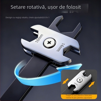 Niuxiang cheie duală de utilizare din oțel carbon, finisaj lucios