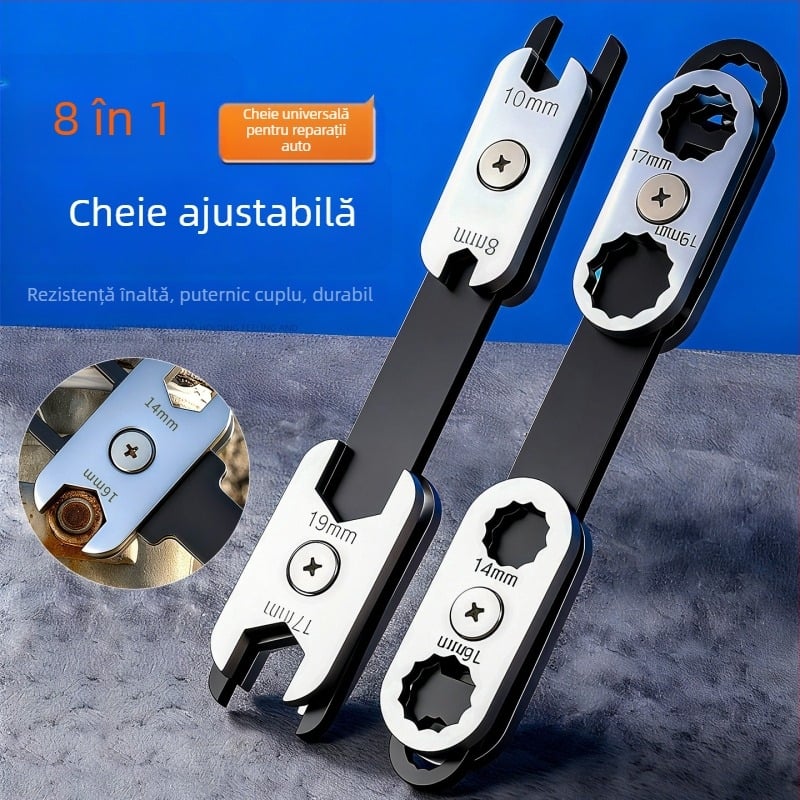 Niuxiang cheie duală de utilizare din oțel carbon, finisaj lucios