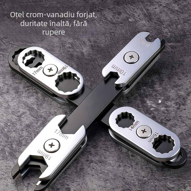 Niuxiang cheie duală de utilizare din oțel carbon, finisaj lucios