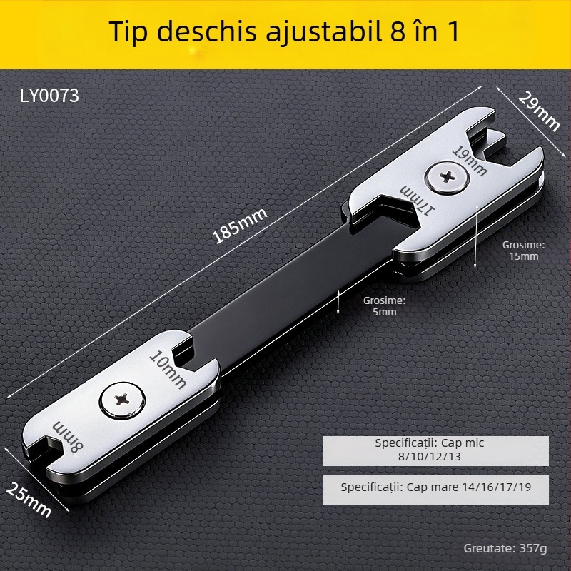 Niuxiang cheie duală de utilizare din oțel carbon, finisaj lucios