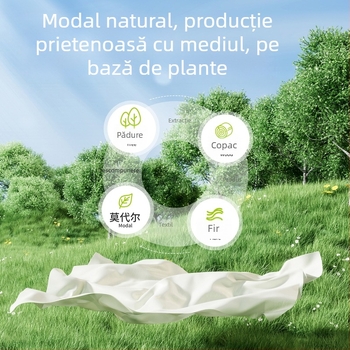 Set termic de bază pentru adolescenți — Material Modal, respirabil și antibacterian, menține căldura, Top cu mânecă lungă și pantaloni, pentru 13–18 ani, grosime 181–200 g/m²