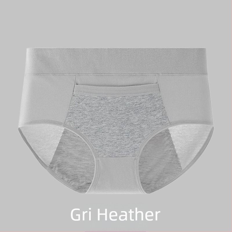 Lenjerie intimă de perioadă din bumbac, căptușeală modală în zona genitală, talie medie, protecție împotriva scurgerilor