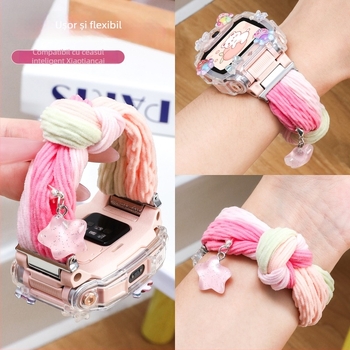 Brățară smartwatch Xiaotiancai — țesătură, stil fashion, compatibil Xiaotiancai, Bright Child