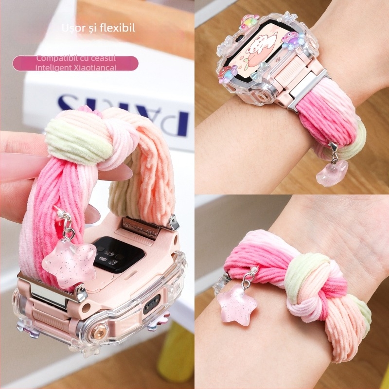 Brățară smartwatch Xiaotiancai — țesătură, stil fashion, compatibil Xiaotiancai, Bright Child