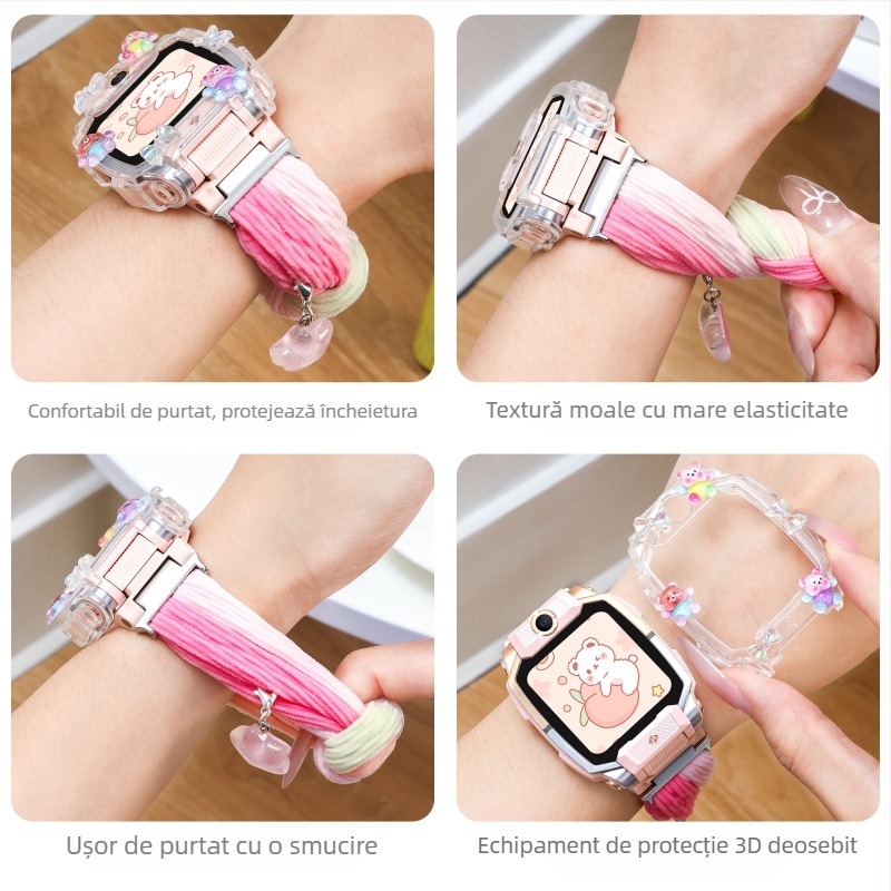 Brățară smartwatch Xiaotiancai — țesătură, stil fashion, compatibil Xiaotiancai, Bright Child