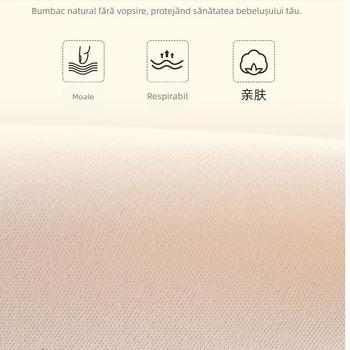 Set pentru copii, două piese, talie înaltă, din bumbac 100%, cu protecție a taliei, țesătură 200 g/m², strat unic, pentru copii 1–3 ani