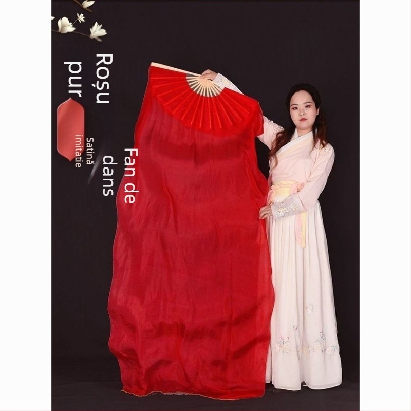 Fanar de dans din mătase, stil chinezesc, fan lung, design antic, vară 2021