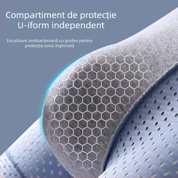Boxeri bărbați Ice Silk cu plasă, respirabili și antibacterieni; material principal: poliester 95–100%, căptușeală zona inghinală: fibre de celuloză regenerată 95–100%