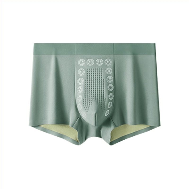 Boxer bărbătești fără cusături – nailon respirabil, căptușeală de viscoză în zona cracului, talie medie, antibacterian, sportiv