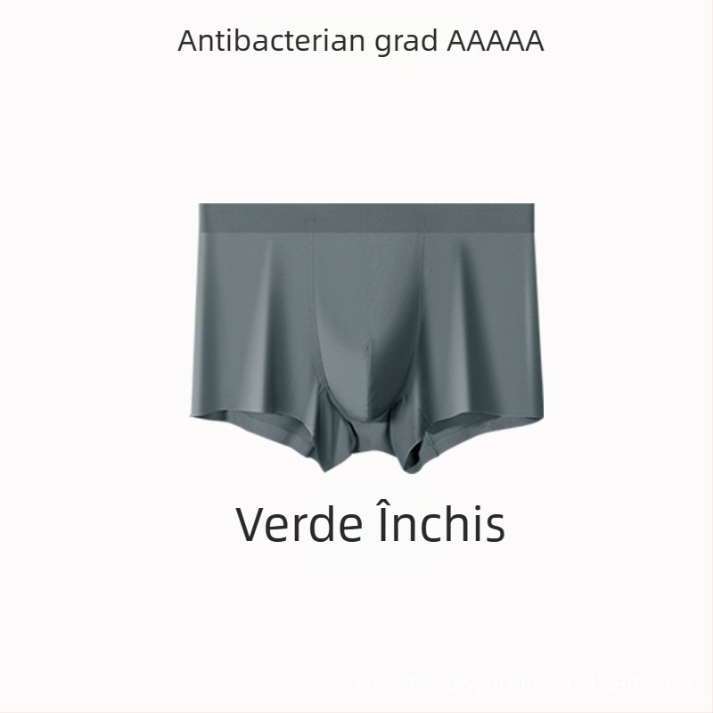 Boxer pentru bărbați, fără cusături, antibacterian, talie medie, uscare rapidă și respirabil, potrivite pentru toate anotimpurile.