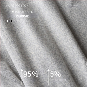 Boxeri bărbați din bumbac, cu picioare lungi, talie înaltă, 90-95% bumbac, respirabili