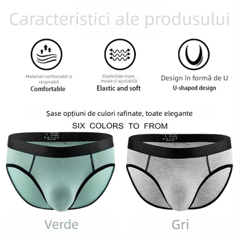 Slipsuri bărbați cu talie joasă, din modal, 95–100% modal, tricot, respirabile, modelare a corpului