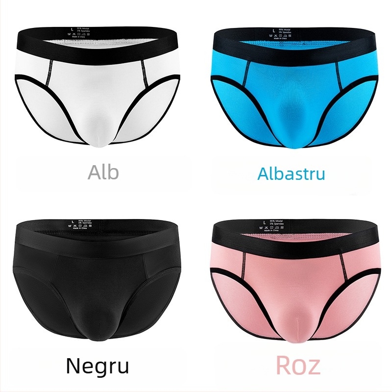 Slipsuri bărbați cu talie joasă, din modal, 95–100% modal, tricot, respirabile, modelare a corpului