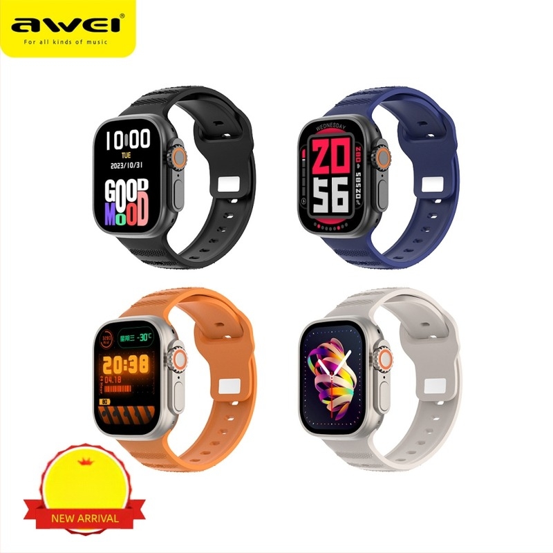 Awei H37 Ceas inteligent cu NFC, monitorizare ritm cardiac, tensiune arterială, oxigen în sânge și numărătoare de pași